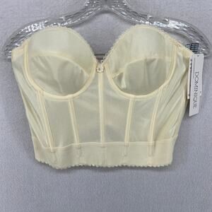 DOMINIQUE Corset 36B NOEMI BACKLESS STRAPLESS BUSTIER Strapless Off White NEW